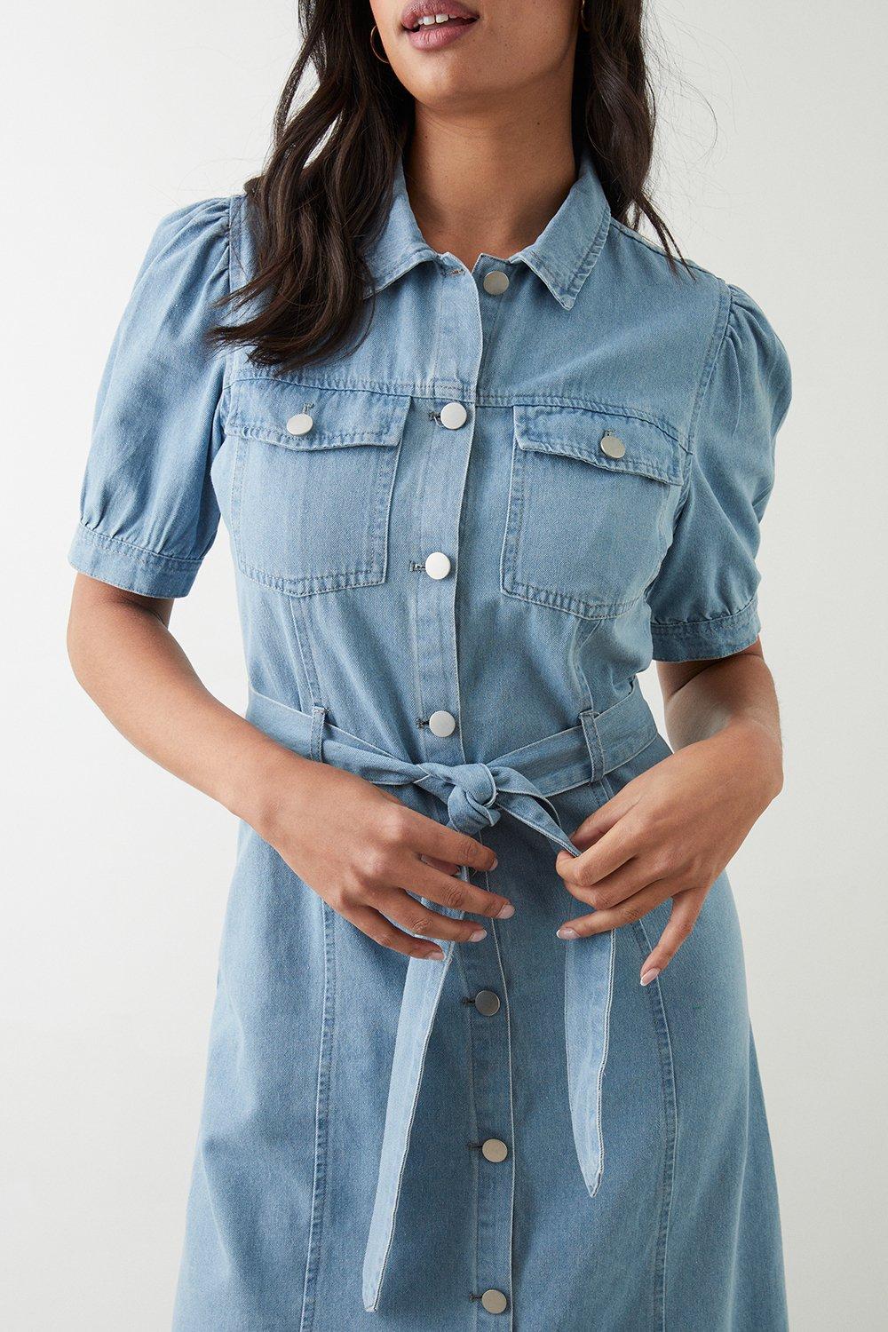 Dorothy perkins 2025 denim dress